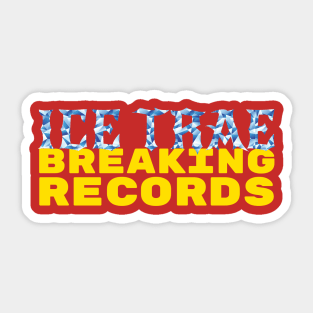 Trae Young Ice Trae Breaking Records Sticker